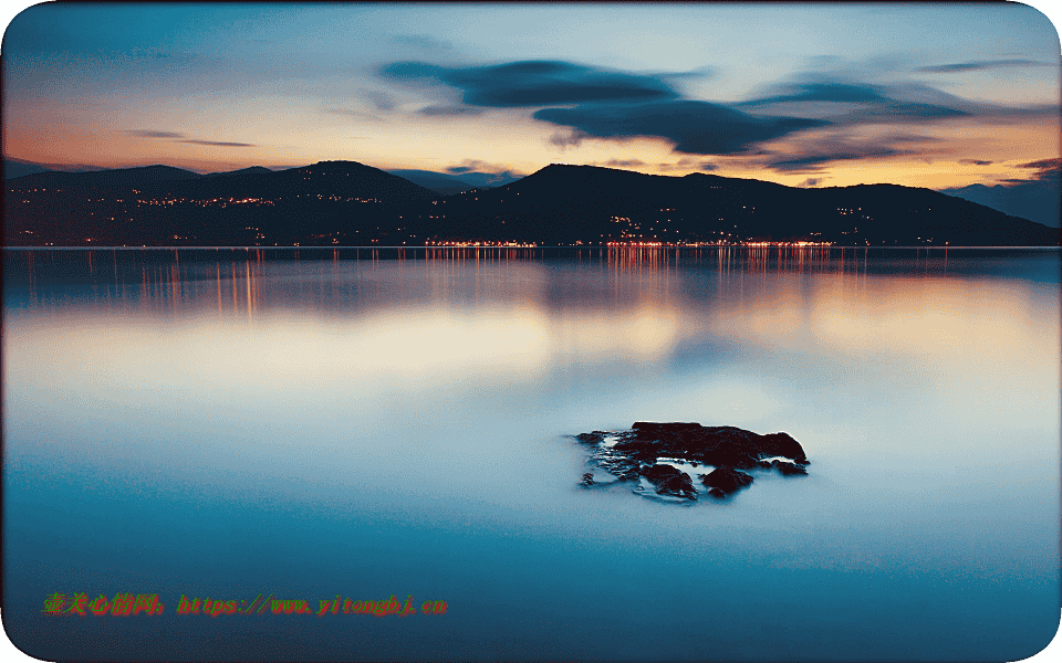 古镇夜景的心情短语怎么说